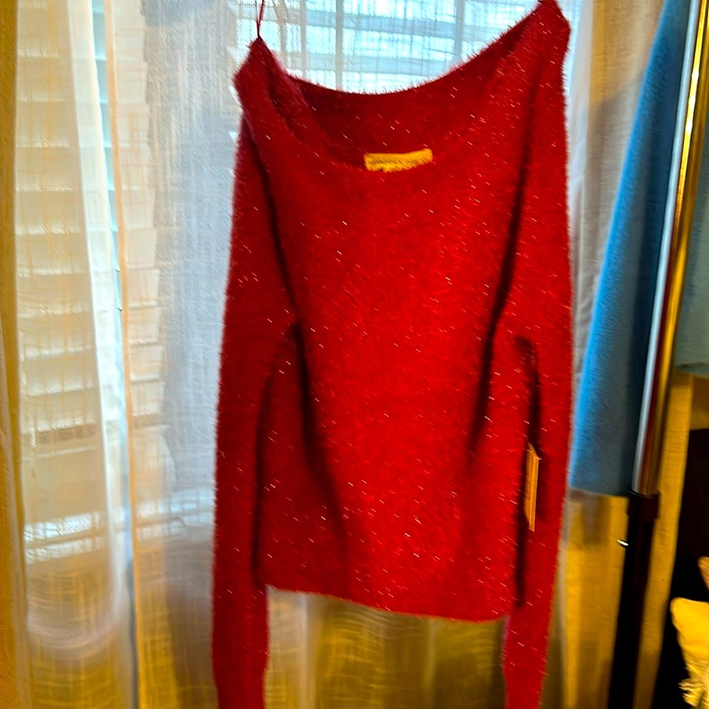 Happy grey sweater